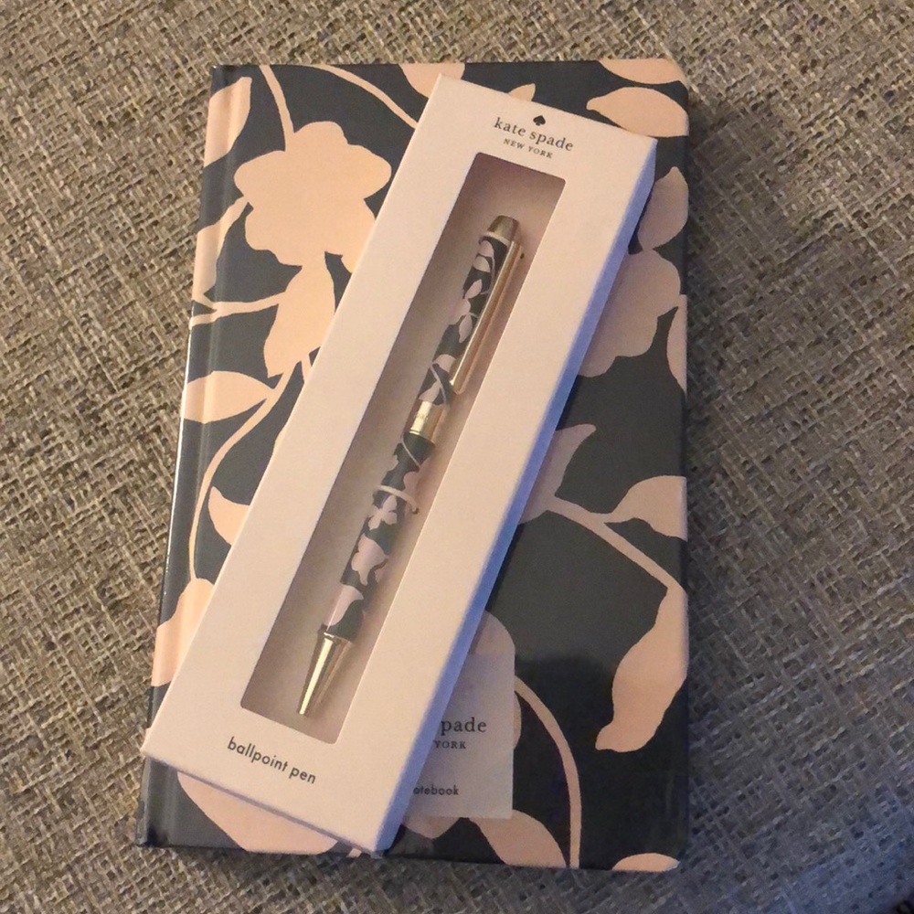 Kate Spade Garden Vine Notebook & Pen